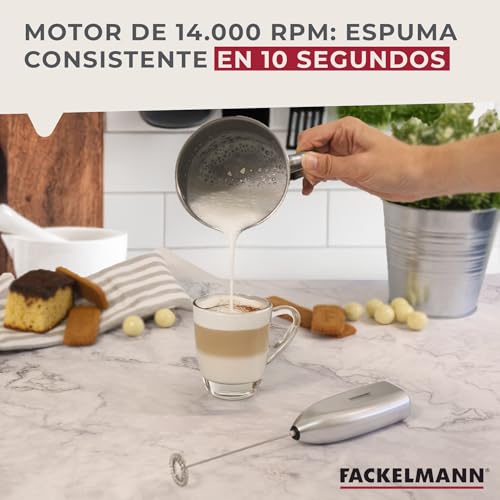 Thumbnail 5 de Fackelmann Espumador de Leche: batidor eléctrico portátil 13.500 RPM