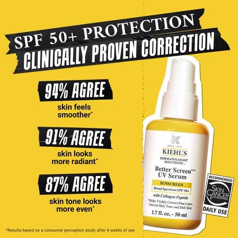 Thumbnail 1 de Kiehl's Better Screen UV Serum SPF 50+ Facial Sunscreen