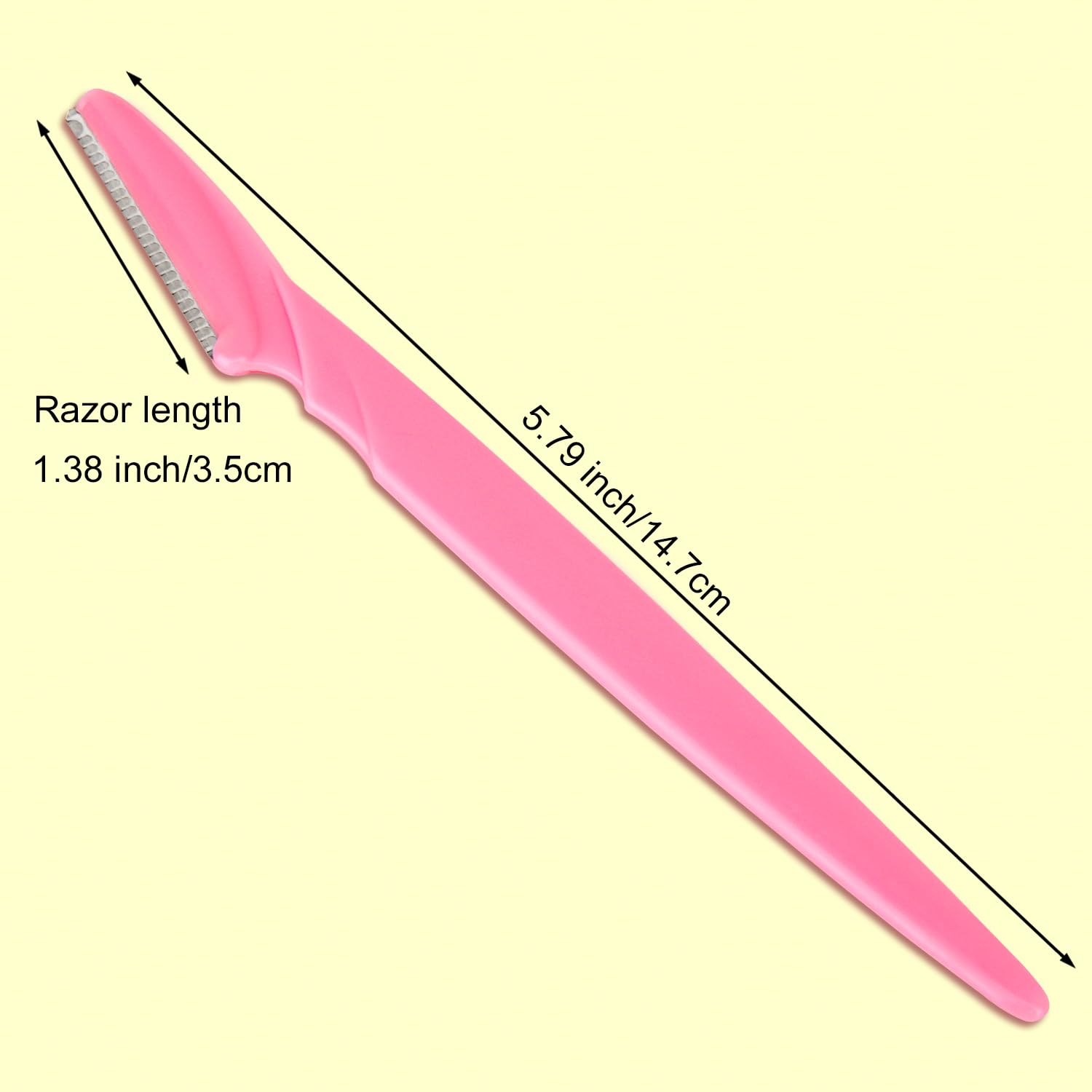 Detalle 2 de 66 Eyebrow Razor and Face Razor (Women & Men) with Protective Cover and Case