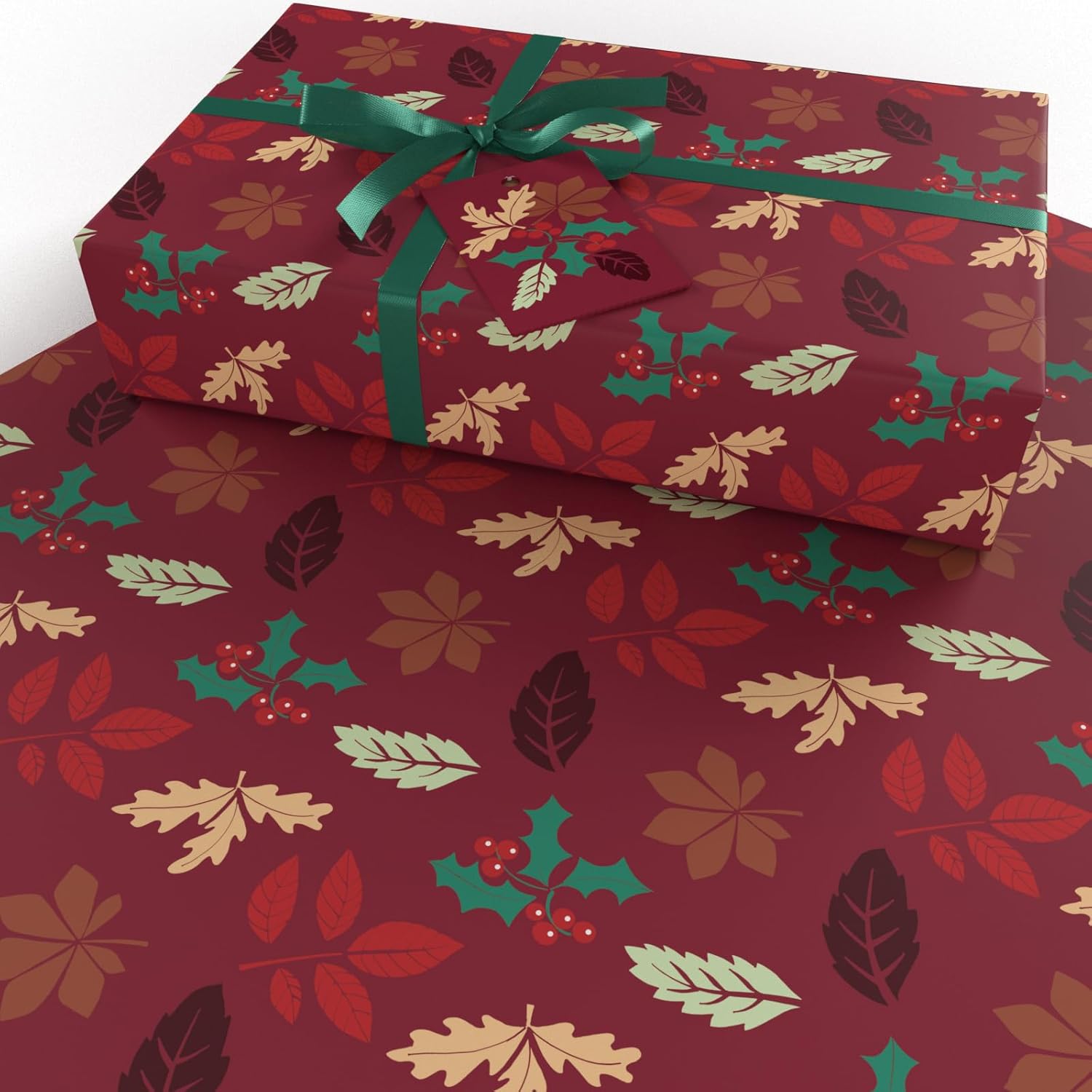 Thumbnail 5 de Luxury ECO Xmas Gift Wrap 6 sheets recycled wrapping paper 🎁