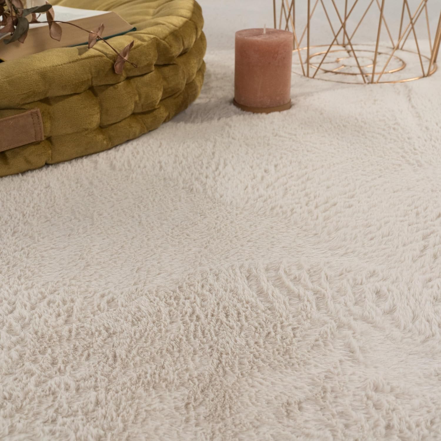 Detalle de Paco Home Teppich Ø 100 cm Grau
