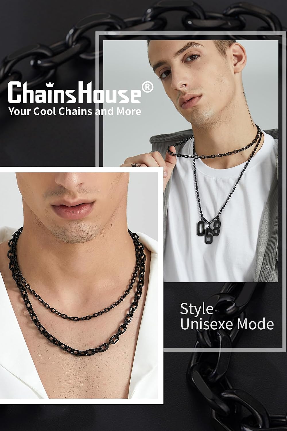Thumbnail 5 de ChainsHouse Chaine 3 mm Noir