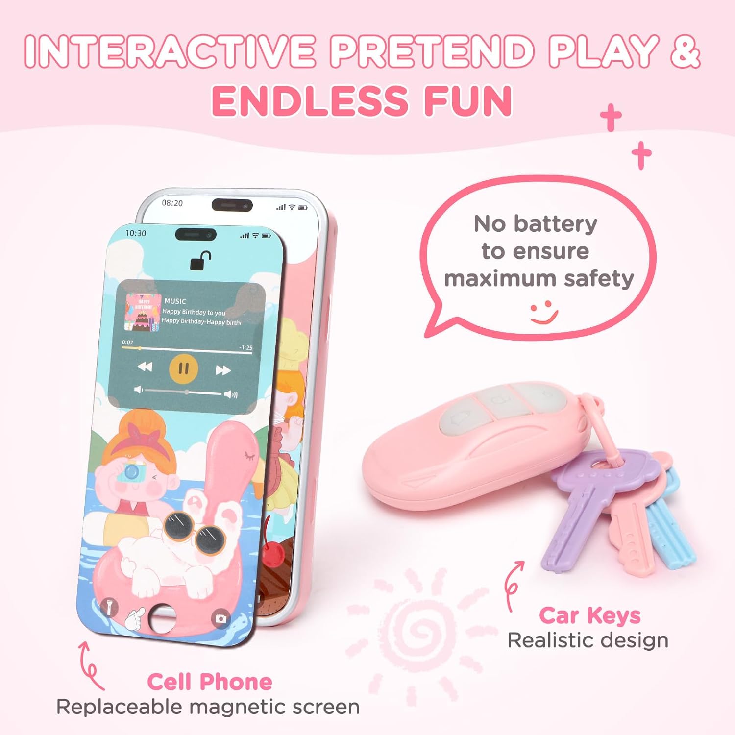 Thumbnail 3 de Chinloca Unicorn Handbag Play Set with Pretend Makeup for 3+ Year Old Girls