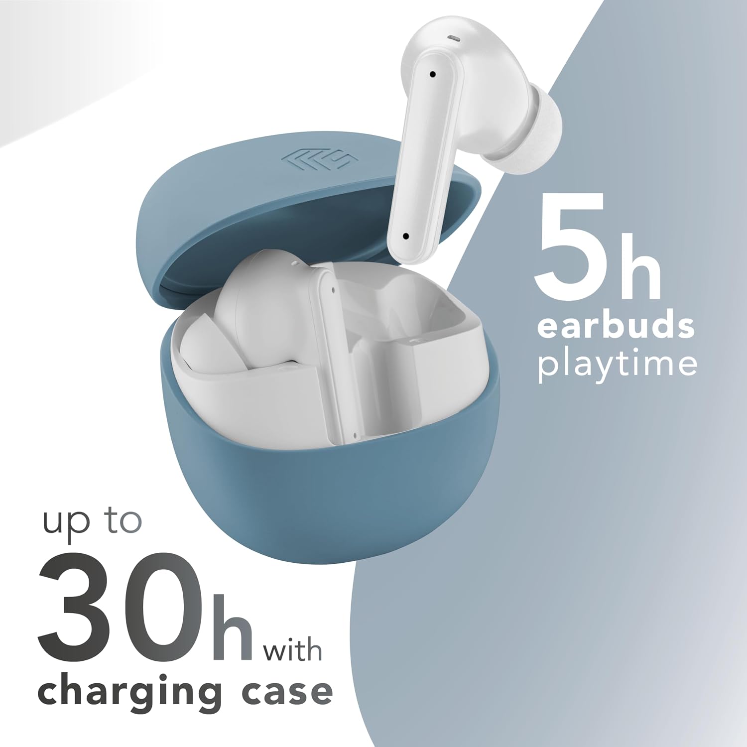 Thumbnail 3 de Music Sound Numia: kabellose In-Ear-Kopfhörer mit ANC, Transparenzmodus und 30 Stunden Laufzeit (blau)