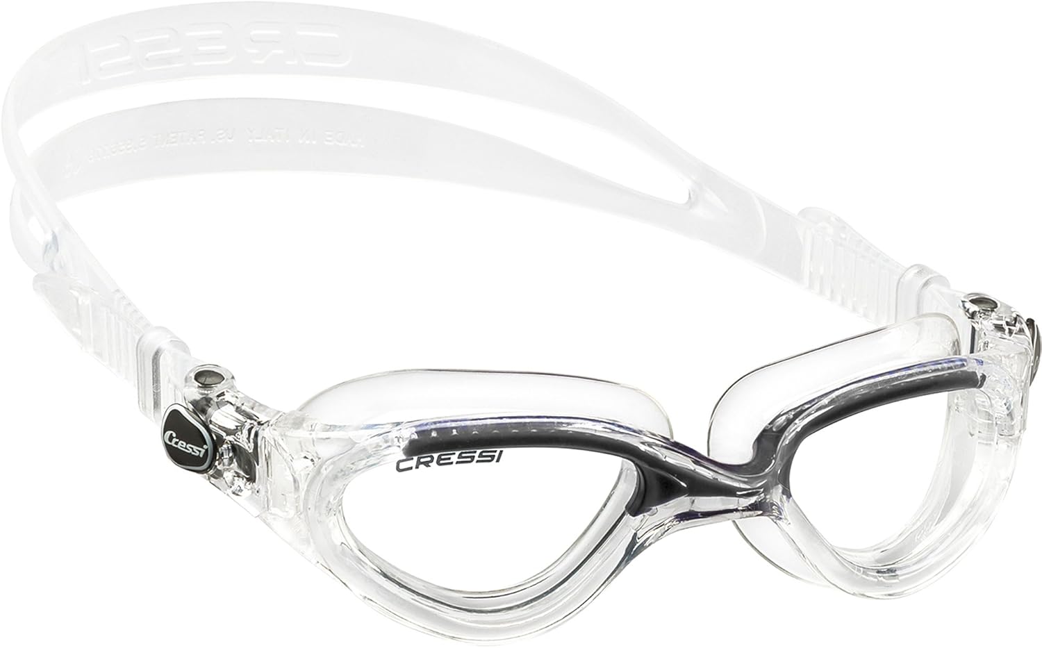 Detalle de CRESSI dal 1946 Flash Goggles: Occhialini a lenti separate per nuoto, piscina e triathlon