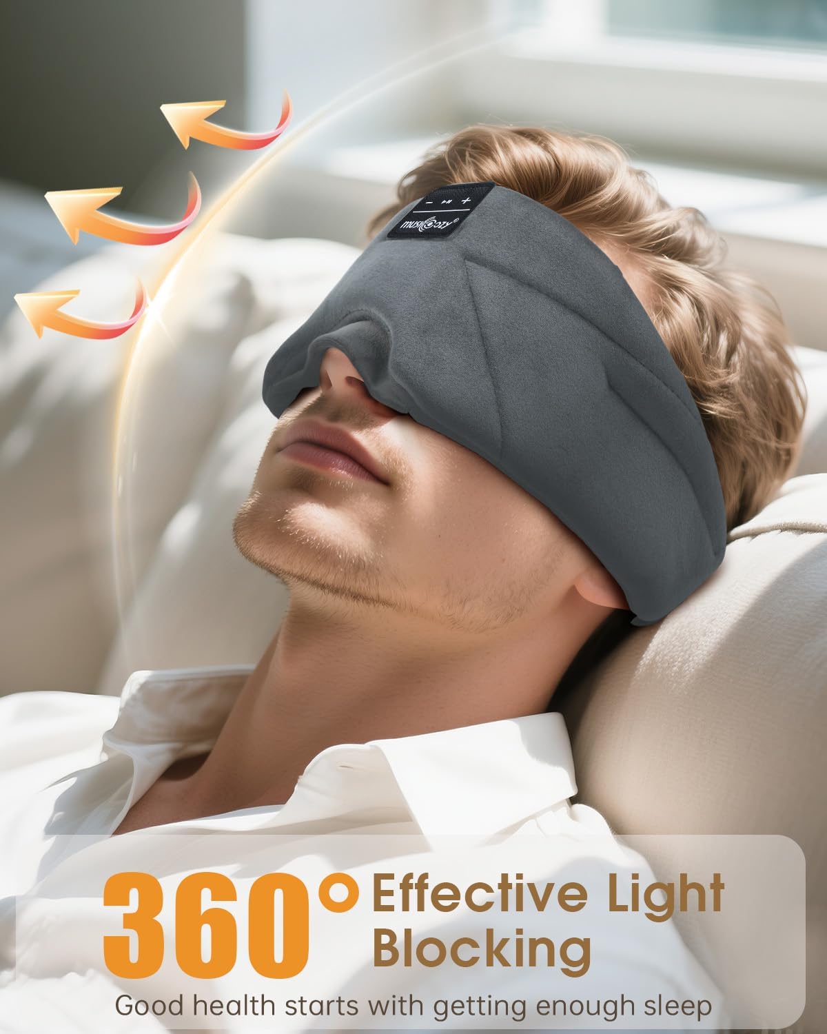 Thumbnail 4 de MUSICOZY Bluetooth Sleep Mask 16H Playback