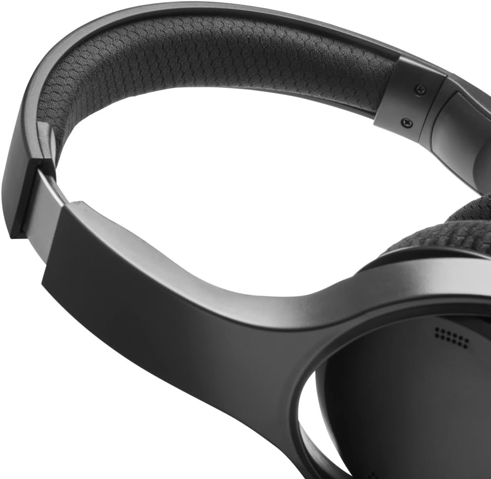 Thumbnail 3 de Hama TV-Kopfhörer mit Kabel, 6 m – verstellbarer Over-Ear mit Lautstärkeregelung (3,5 mm + 6,35 mm), schwarz