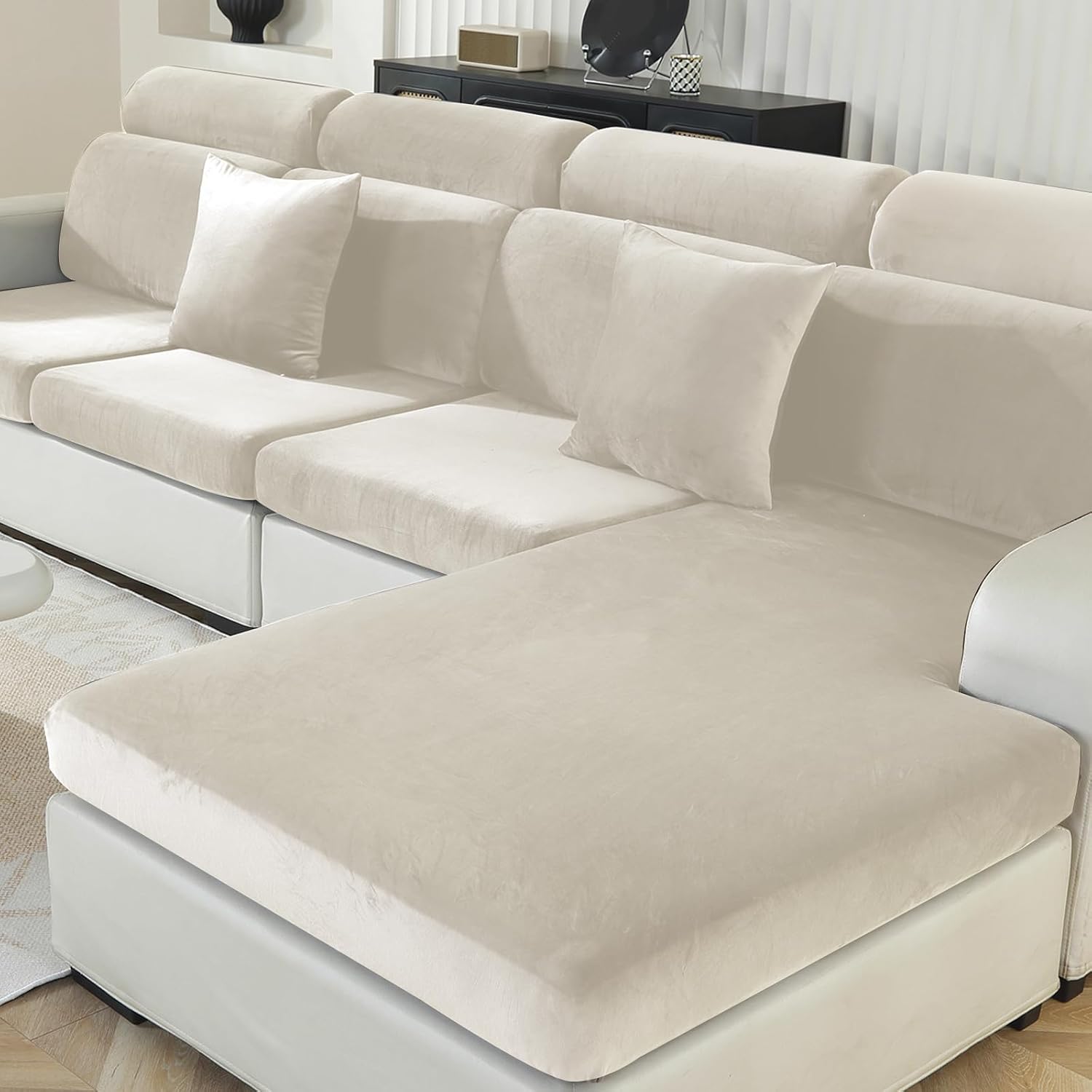 Detalle de Ystyle Housse Coussin CanapĂ© Velours 1 Place đš