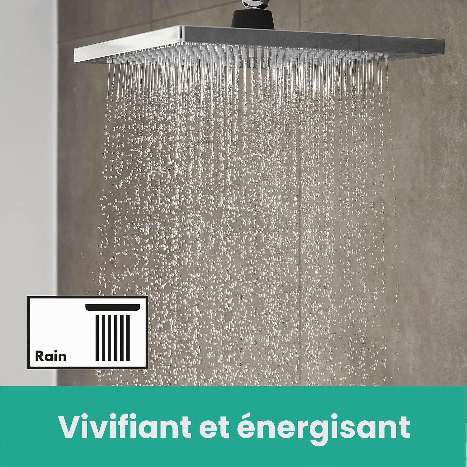 Detalle 2 de Hansgrohe Crometta E Douche de tête 240 1 jet, chromé – 26726000
