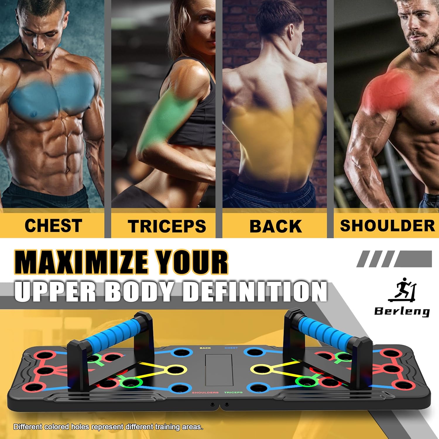 Detalle de Solid Push Up Board 15-in-1 Workout System