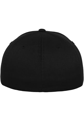 Detalle 2 de Flexfit Wooly Combed 6277 Mütze S/M blk/blk – klassisch, flexibel, Alltags- und Sporttauglich