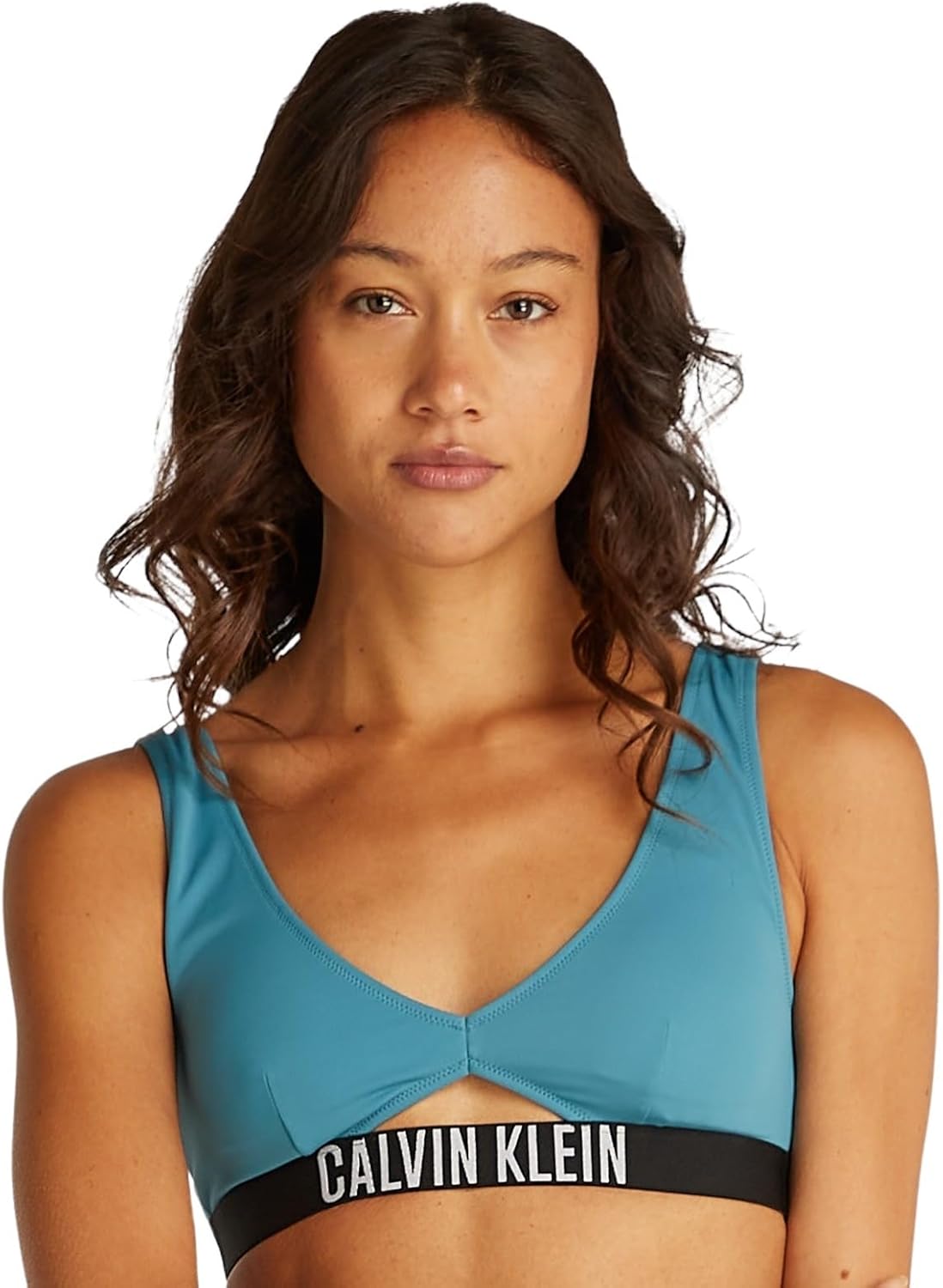 Detalle de Calvin Klein Bralette Bikini Oberteil mit Cut-Out