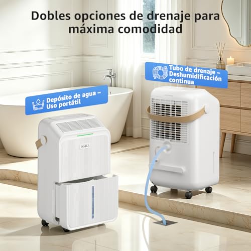 Thumbnail 6 de KNKA Deshumidificador 16 L/d, silencioso y práctico para casa