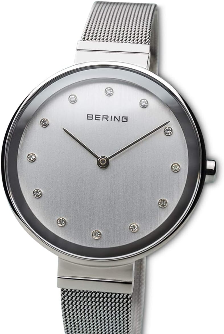 Thumbnail 1 de BERING Damenuhr Quarz 34 mm – Edelstahlgehäuse, Saphirglas, Milanaiseband
