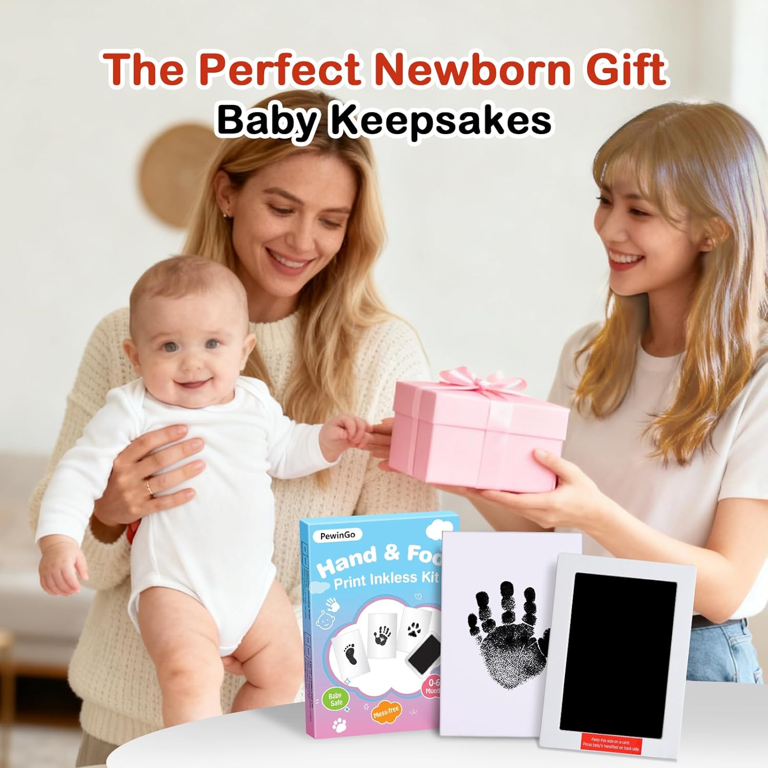 Thumbnail 6 de PewinGo XL Size Baby Handprint and Footprint Kit