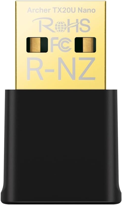 Detalle de TP-Link Archer TX20U Nano/A Wi-Fi 6対応 無線LAN子機 AX1800・デュアルバンド