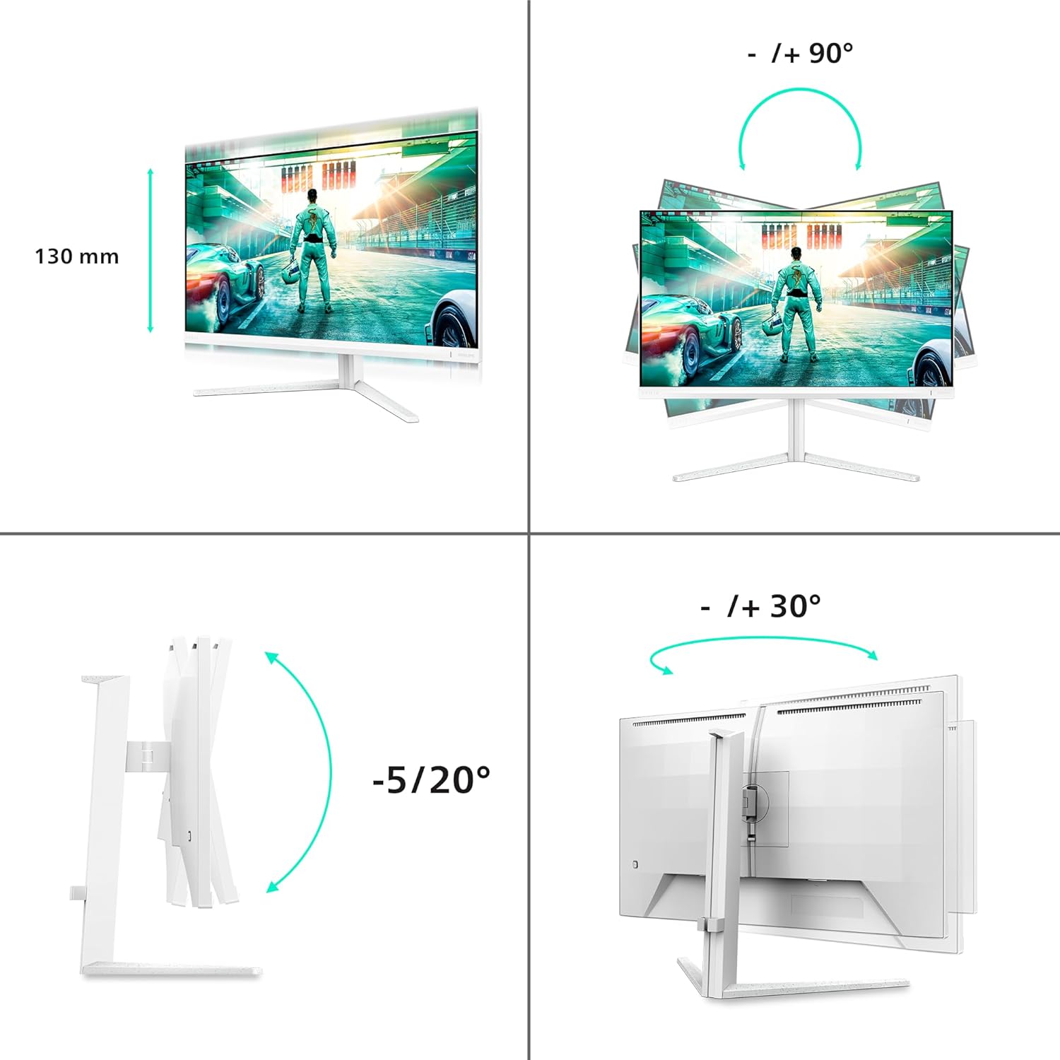 Thumbnail 4 de Philips 27M2N3501PA 27-inch WQHD gaming monitor with 260Hz Fast IPS, HDR10 and Adaptive Sync