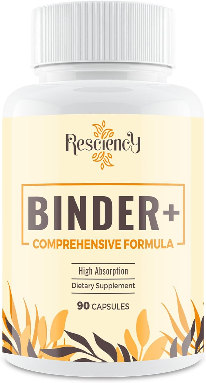 Detalle de Resciency Detox Binder Supplement, 90 Vegan Capsules