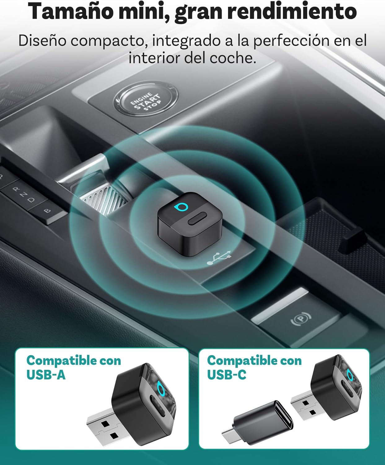 Thumbnail 4 de Ottocast Mini Pico adaptador CarPlay 2 en 1