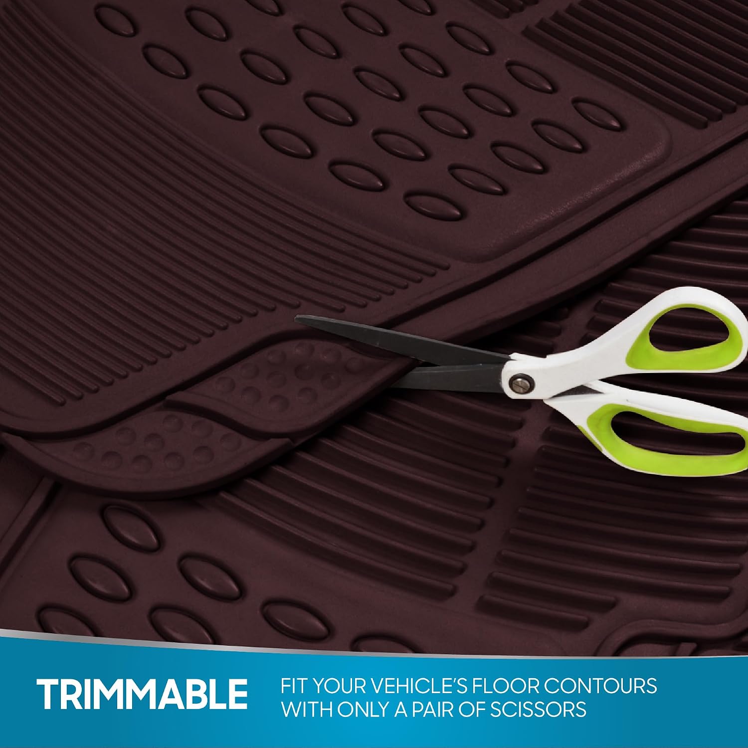 Detalle 1 de BDK Car Floor Mats 3-Piece Set