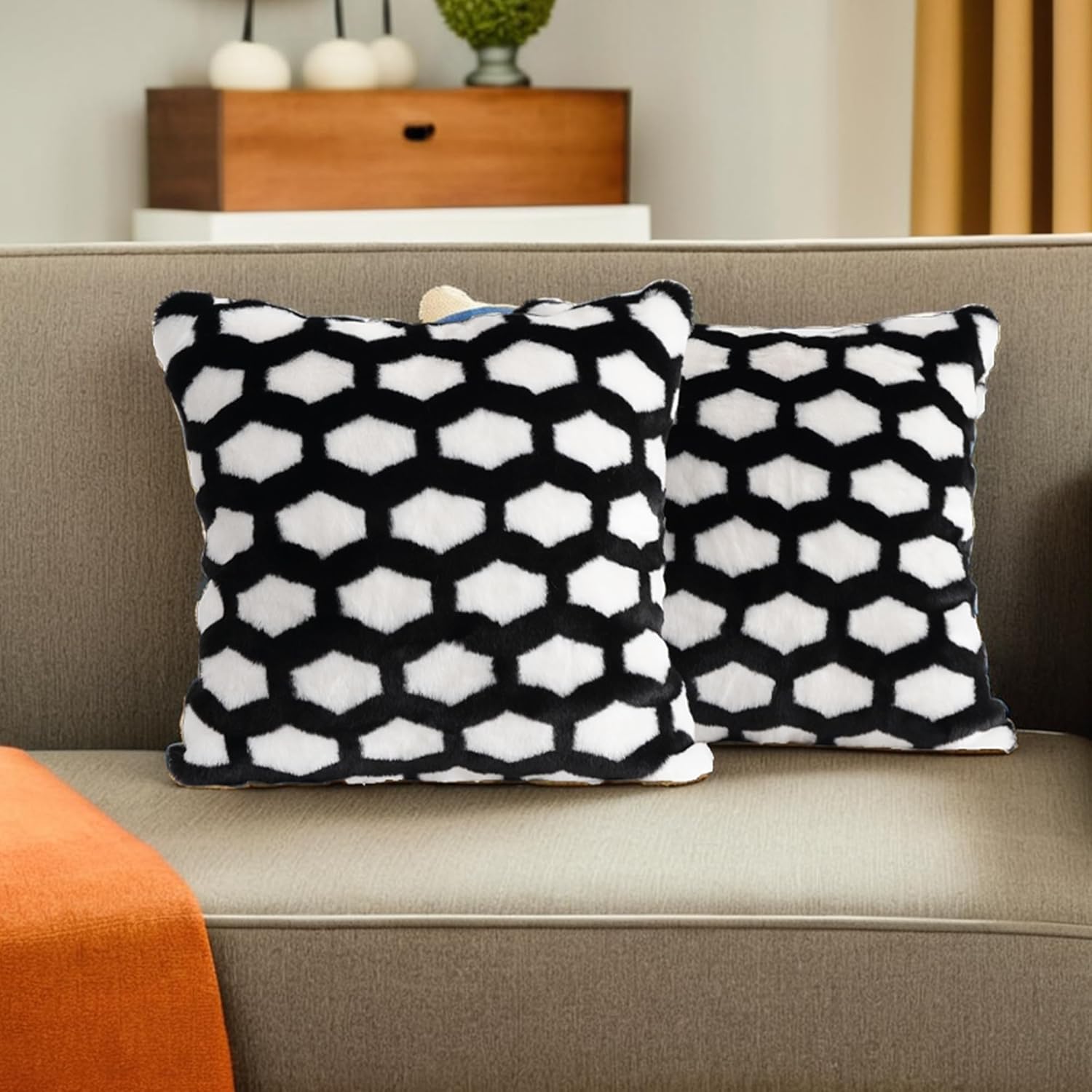 Thumbnail 3 de inchgrass Fell Kissenbezüge 45,7x45,7 cm 2er Set 🛋