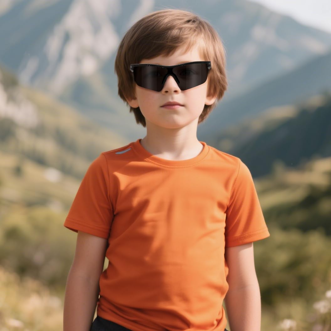 Thumbnail 3 de FEISEDY Kids Polarised Sports Sunglasses: Lightweight TR90 Frame for Active Children (B2454)