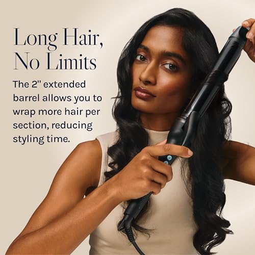 Detalle de Bio Ionic Long Barrel Curling Iron with Moisture Heat Technology & NanoIonic MX