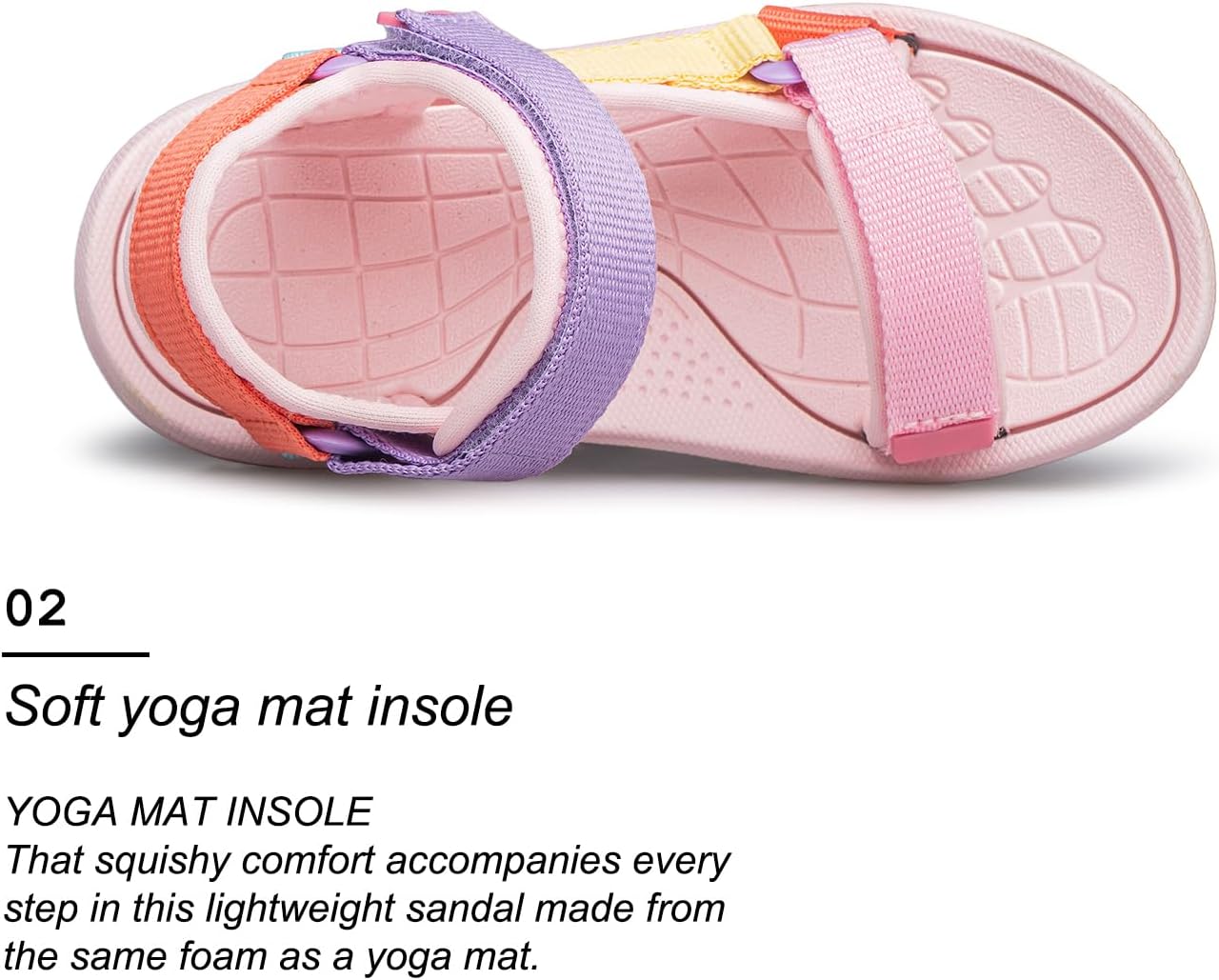 Detalle de vibdiv Boys Girls Sandals Open-Toe Summer Outdoor Unisex Child Sport Sandals