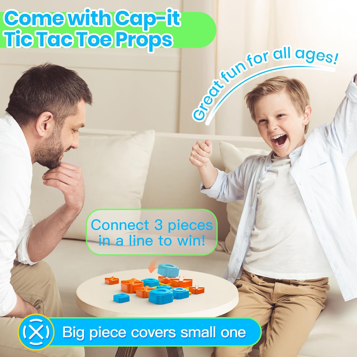 Detalle de Tic-Tac-Toe Game Box, 5-in-1