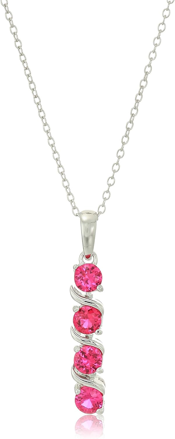 Thumbnail 5 de Amazon Essentials Womens Sterling Silver Pendant Necklace