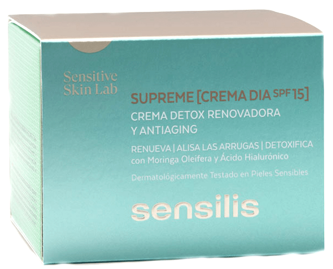 Thumbnail 1 de Sensilis Supreme Crema Día Detox Antiaging SPF15 🌞 50 ml