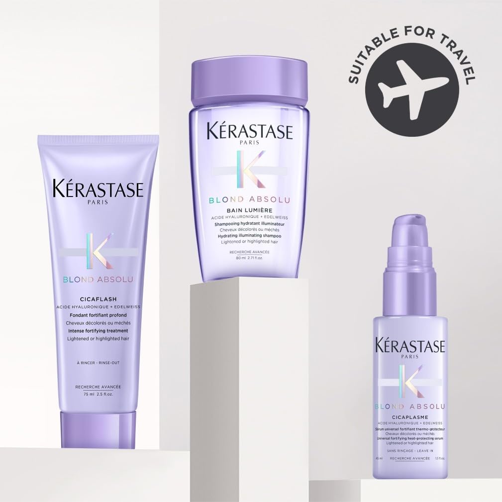 Thumbnail 1 de Kérastase Blond Absolu Discovery Set for blonde & bleached hair with hyaluronic acid and heat protection serum
