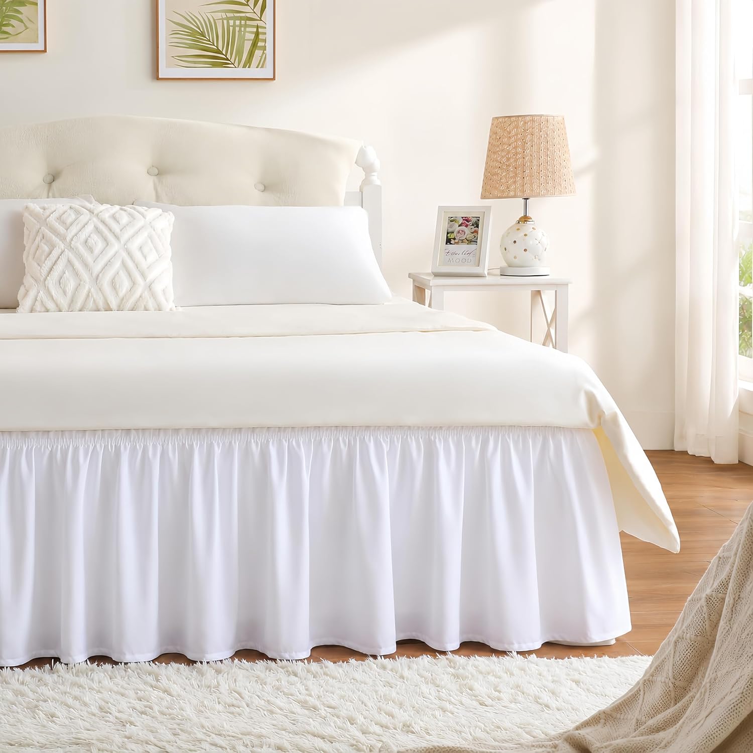 Detalle de RIMELA Bed Skirt 15-Inch Drop