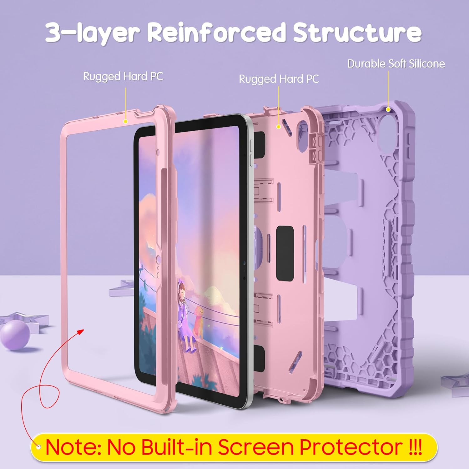 Thumbnail 2 de Fintie Kids Friendly Case A16 11" Purple