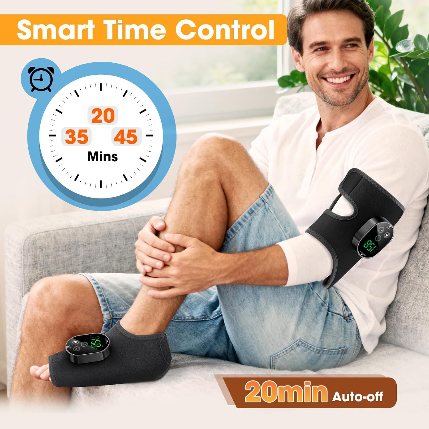 Thumbnail 3 de BAISEMAIN Heated Ankle Brace, Cordless 2-Pack with 6 Heat Settings