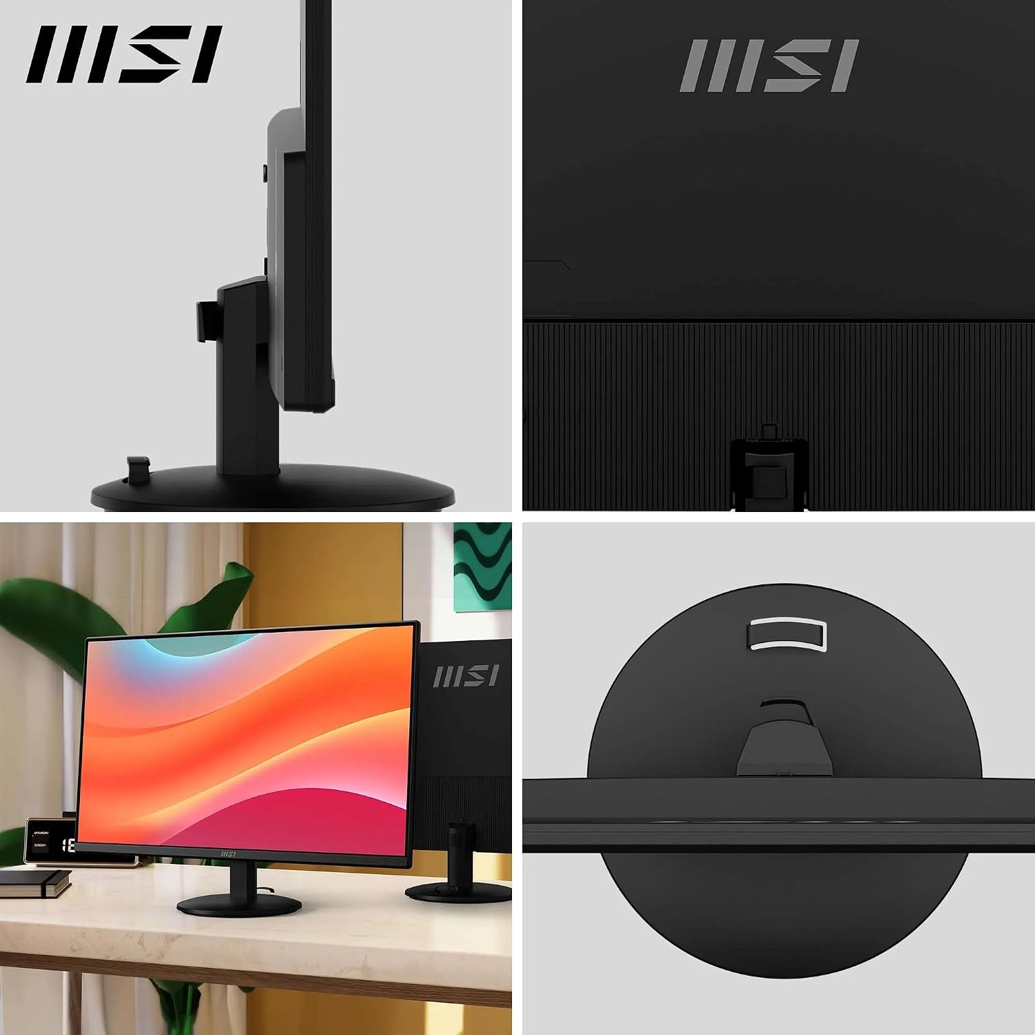 Detalle 2 de MSI PRO MP242L 23.8-inch FHD office monitor 100 Hz
