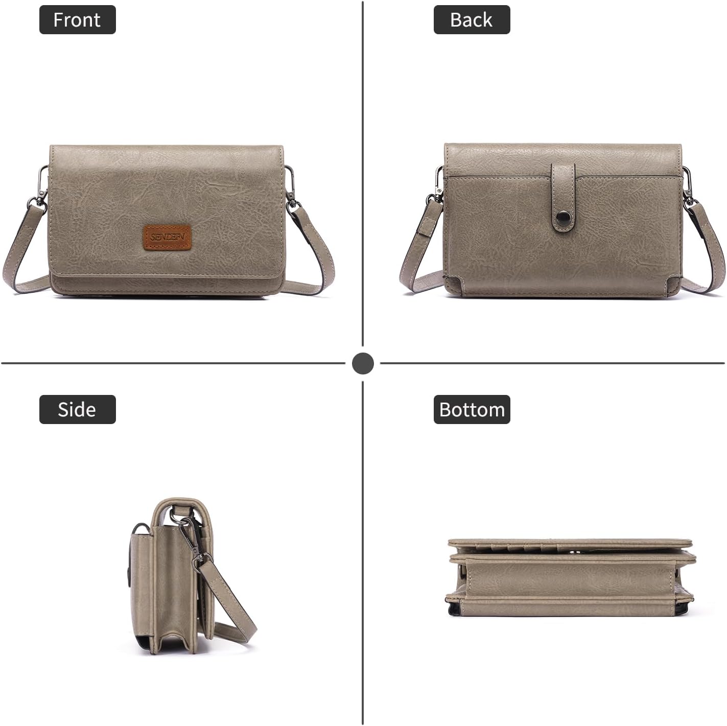 Thumbnail 6 de SENDEFN Crossbody Phone Bag 19.5cm