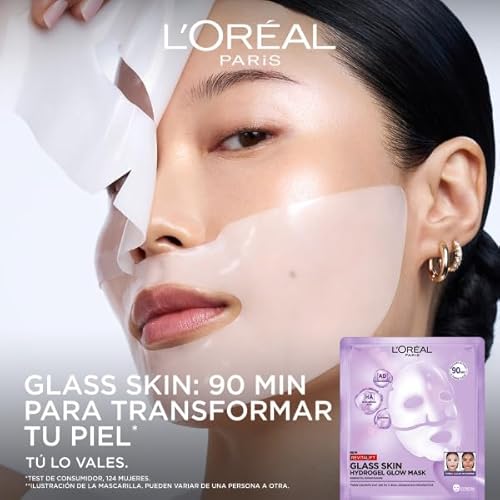 Thumbnail 1 de L'Oréal Paris Revitalift Filler Glass Skin Mascarilla Facial Hidrogel – Pack 4