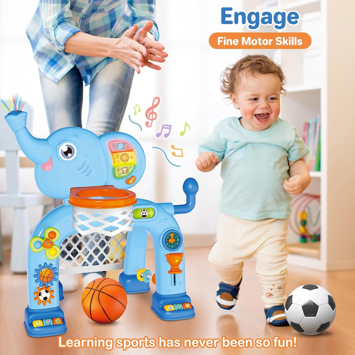 Thumbnail 6 de Shemira Toddler Basketball Hoop 2-in-1