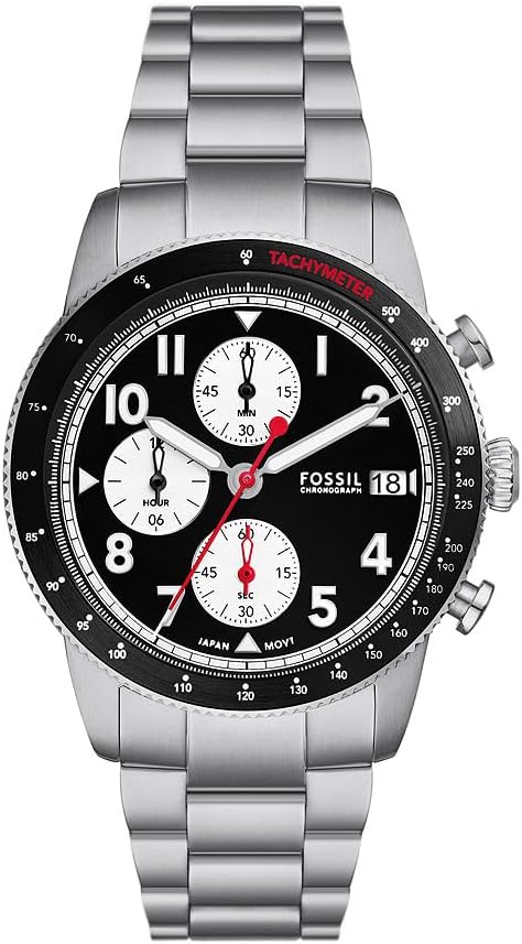 Thumbnail 6 de Fossil Sport Tourer: Orologio da polso analogico con cronografo in acciaio e cassa 42 mm