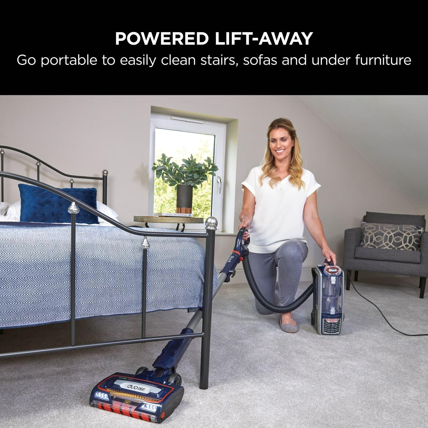 Detalle 2 de Shark NZ801UKT Corded Upright Vacuum Cleaner with Anti Hair Wrap & DuoClean (0.83L) – Pet Model