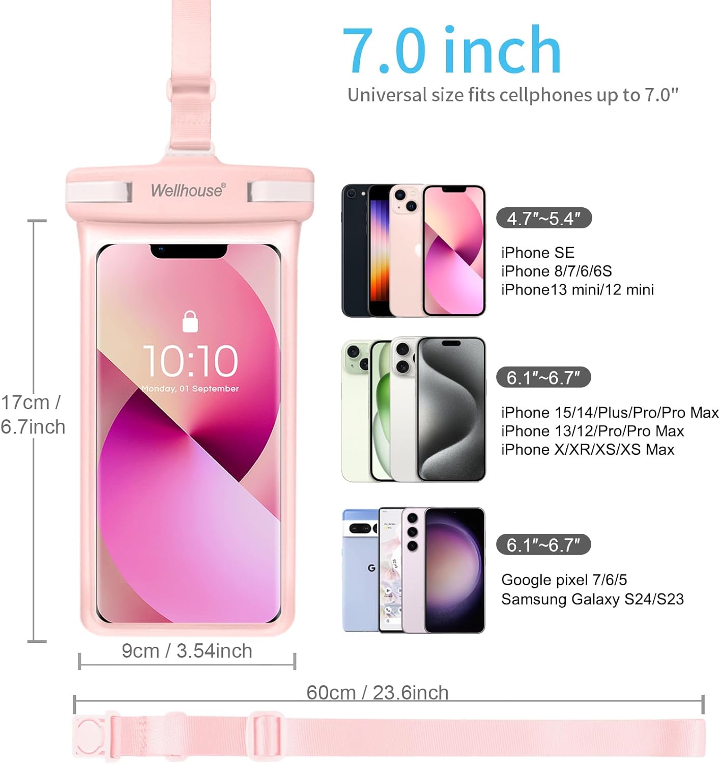 Thumbnail 4 de wellhouse Waterproof Phone Pouch 7.0-inch