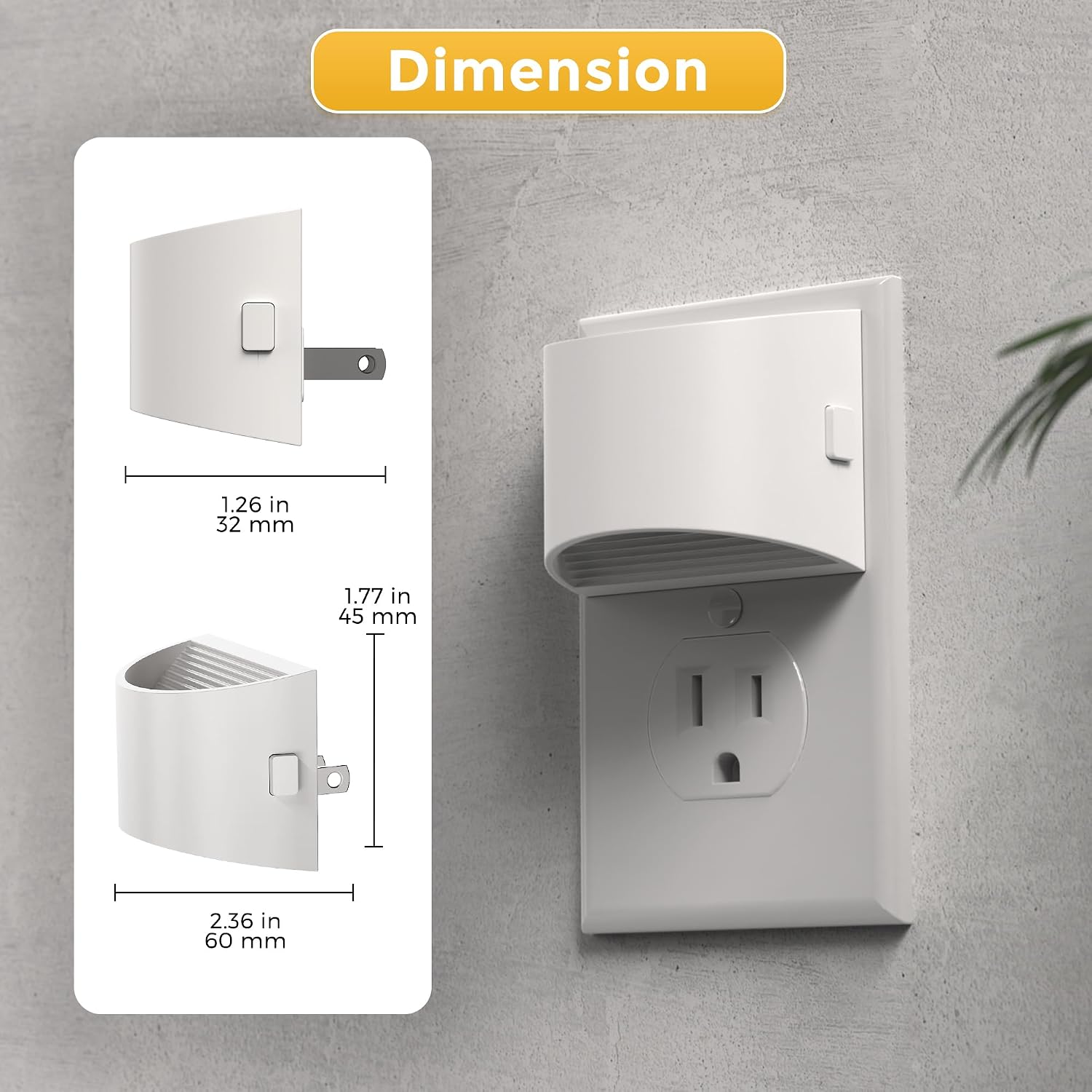 Thumbnail 6 de L LOHAS LED Plug-In Night Light, 1W