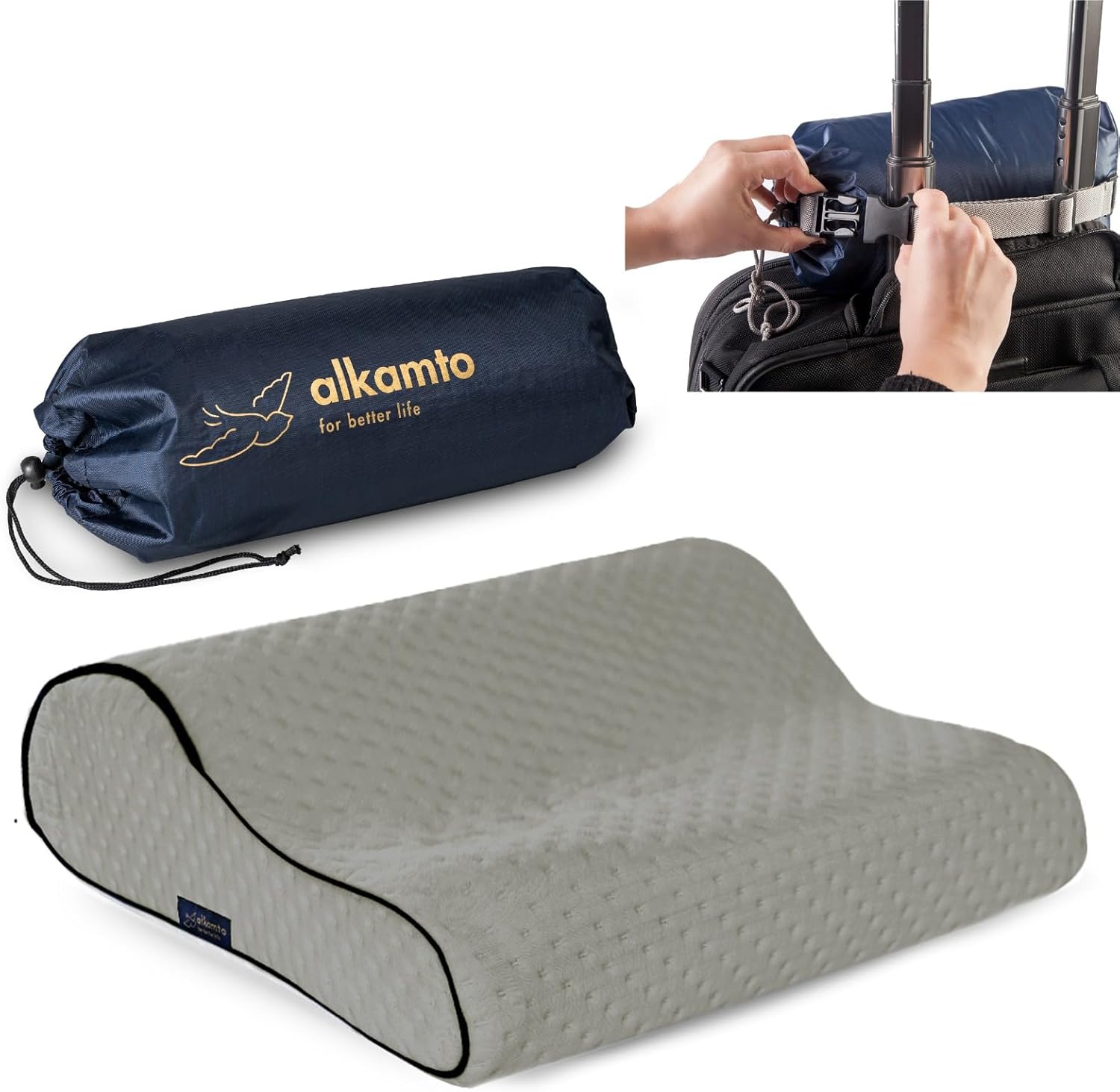 Thumbnail 6 de alkamto Travel Pillow Ergonomic Neck Support