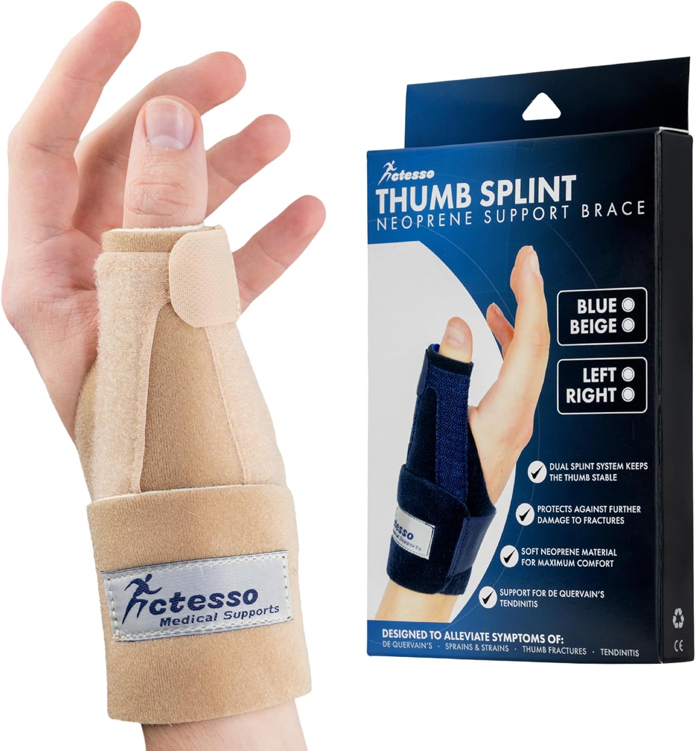Thumbnail 6 de Actesso Neoprene Thumb Splint Spica – Targeted Relief and Support for De Quervain’s, Arthritis and Tendonitis