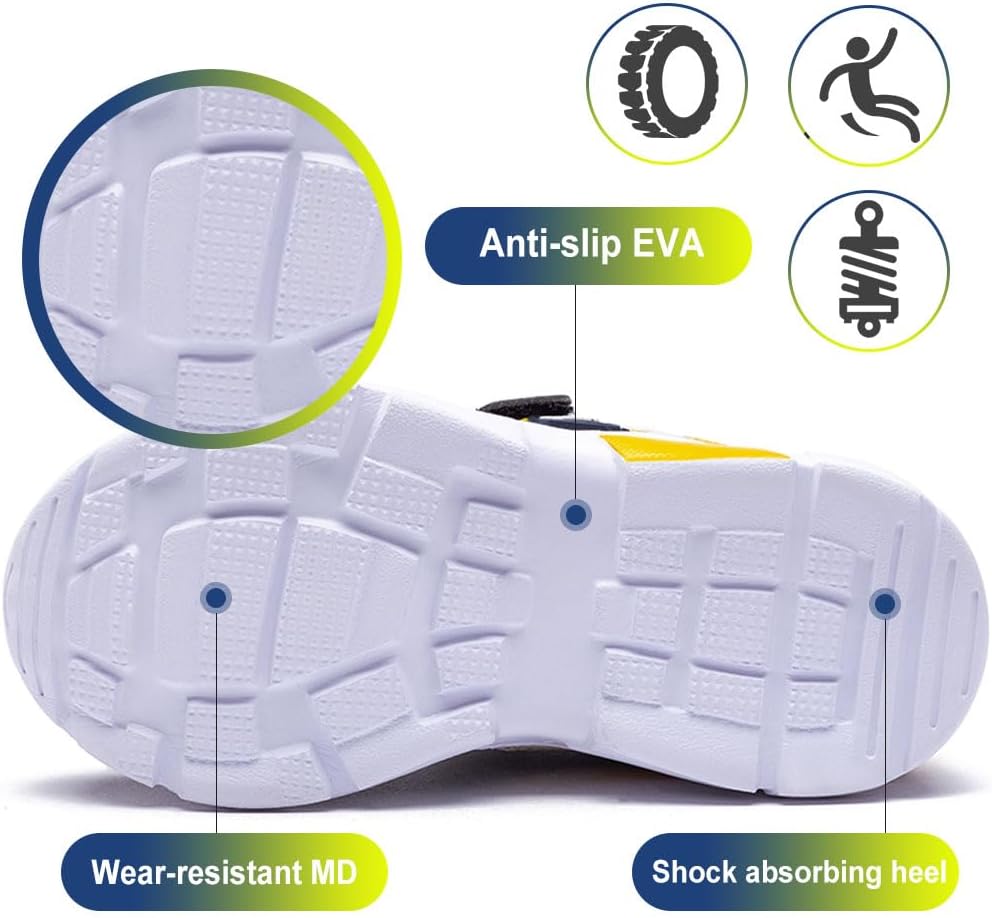 Detalle de PHMNZIP Kinder Turnschuhe – Unisex, atmungsaktiv, leicht – Modell CX6586 Grün
