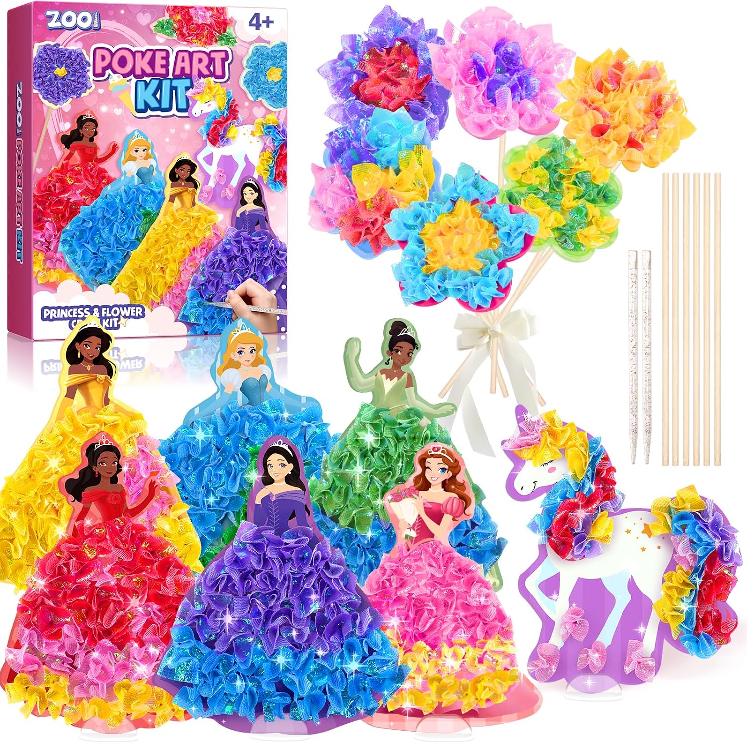 Detalle de ZOOI Prinzessin DIY Bastelset ab 6 Jahren