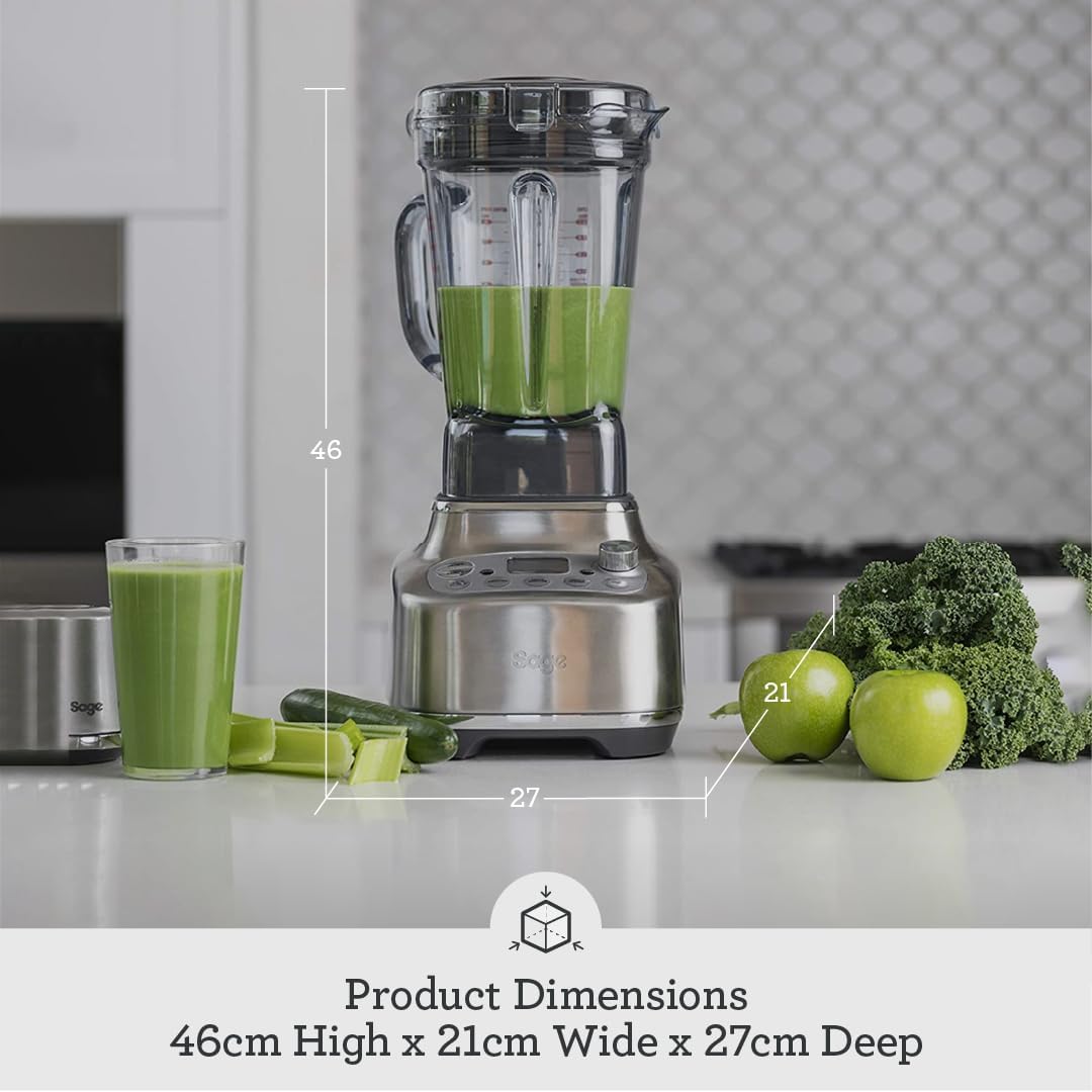 Thumbnail 5 de Sage The Super Q Quick and Quiet Blender – 2400 W with 12 speeds, 2 L jug and 700 ml smoothie cup