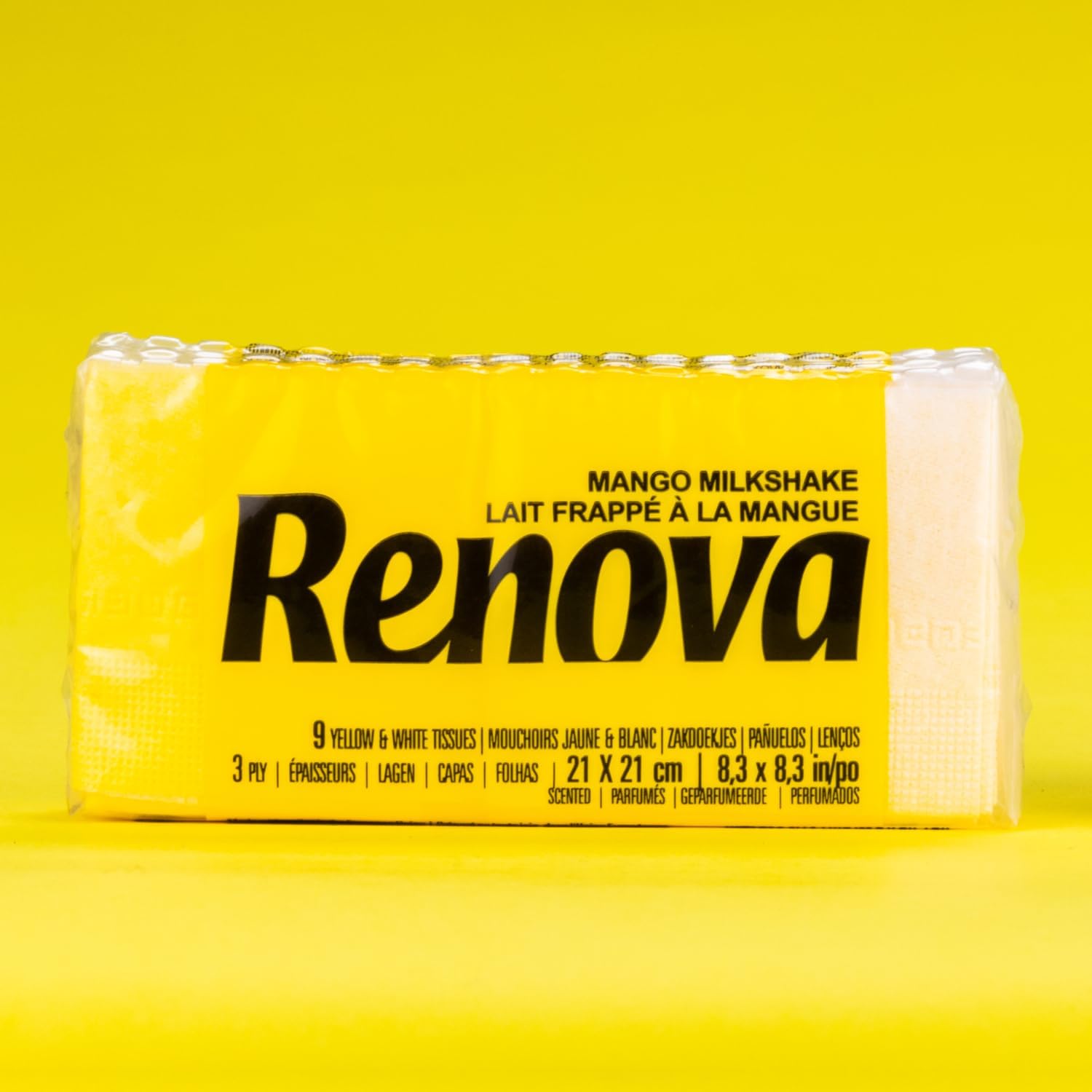 Detalle 2 de Renova Red Label Pañuelos de Bolsillo Aroma Mango – Pack 6 🧻