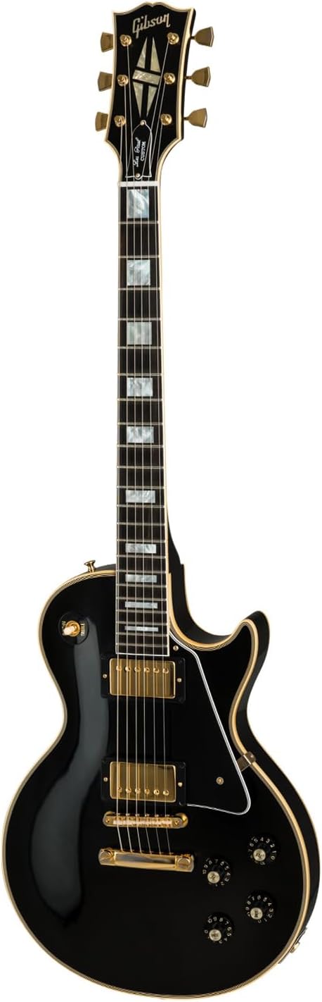 Detalle de Samherome LP pickguard, Black 3-Ply PVC Guard for LP-Style Electric Guitars